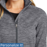 Chaqueta de enfermera personalizada con rayas digitales para damas L231