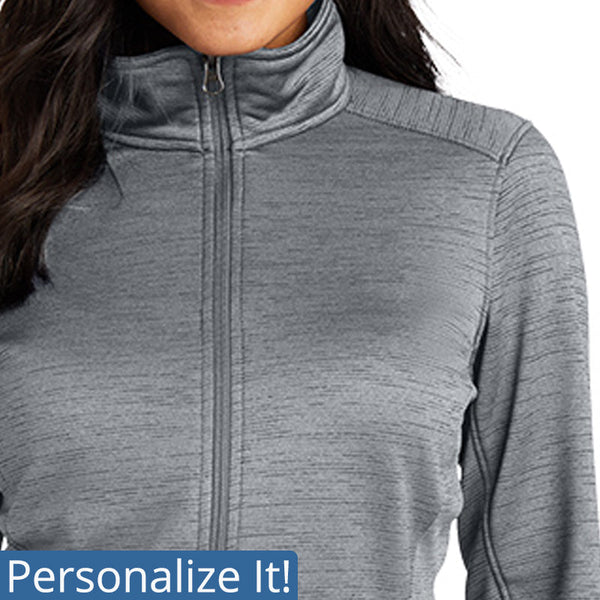 Chaqueta de enfermera personalizada con rayas digitales para damas L231