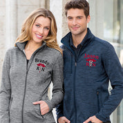 Chaqueta de enfermera personalizada con rayas digitales para damas L231