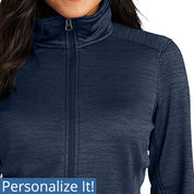 Chaqueta de enfermera personalizada con rayas digitales para damas L231