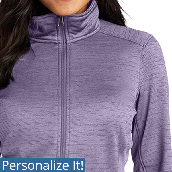 Chaqueta de enfermera personalizada con rayas digitales para damas L231