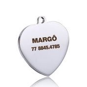 Pingente de identificação personalizado para coleira