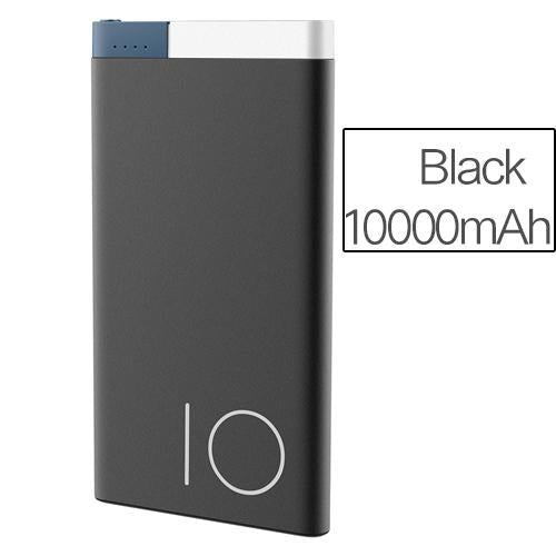 Slim 10000 MAh ROCK Portable Ultra-thin Polymer Metal Alloy Powerbank Battery