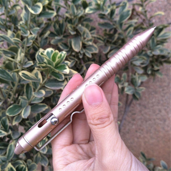 Bolígrafo táctico con punta de tungsteno BENYS, bolígrafo táctico EDC portátil para defensa personal al aire libre