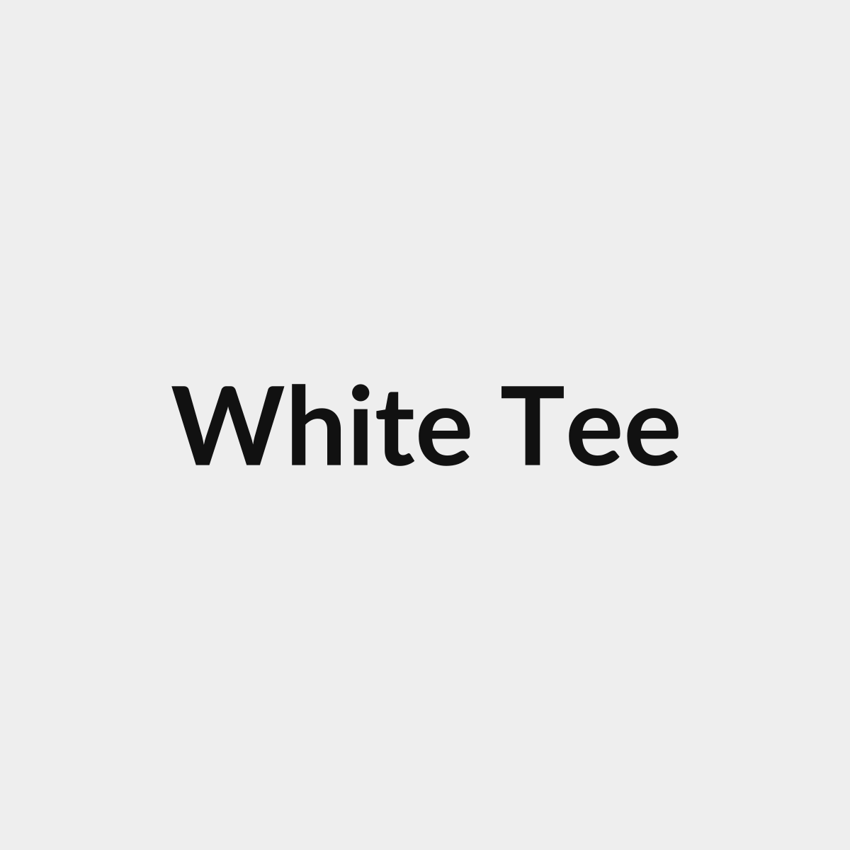 White tee
