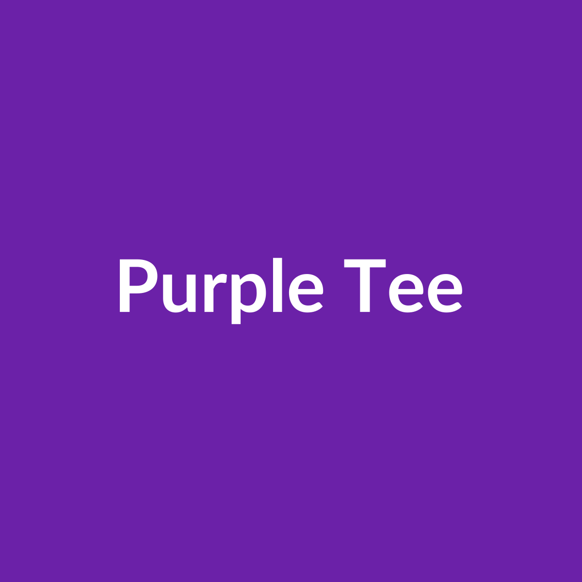 Purple tee