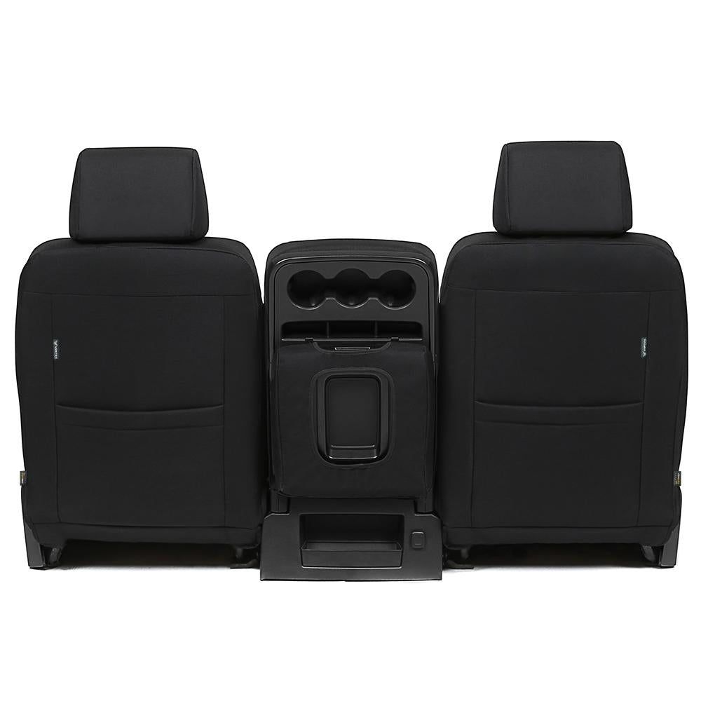 Fundas para asientos delanteros y traseros de la Chevrolet Silverado 1500 Crew Cab High Country 2014