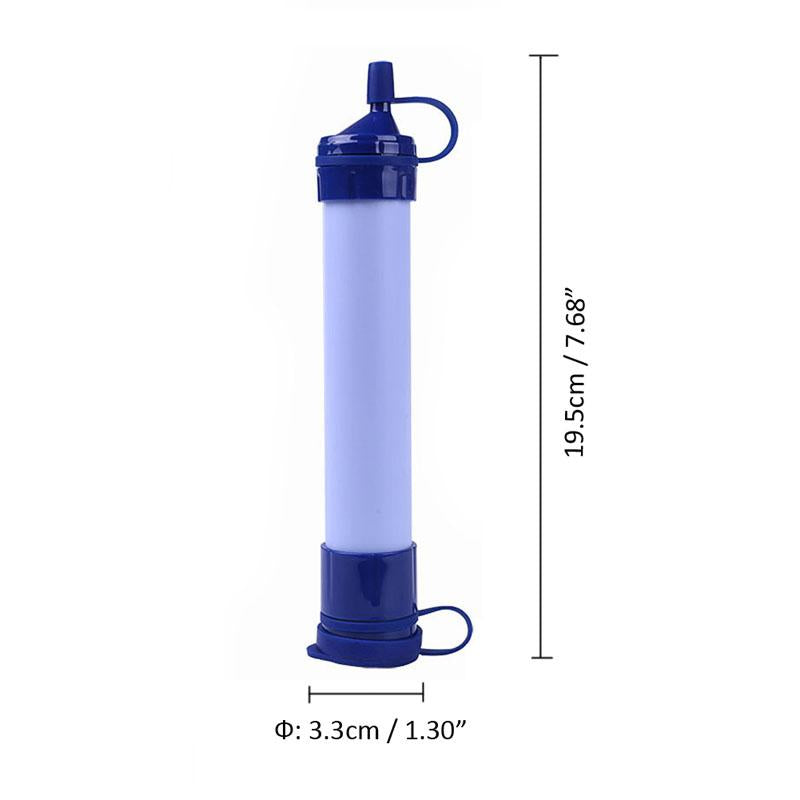 OOTDTY 1 Pc Outdoor Portable Filter Purifier Camping Gear Water Bottles Hydration