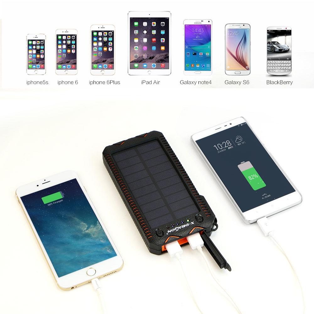 ALLPOWERS - Batería externa solar de 15000 mAh para encendedor de cigarrillos eléctrico 