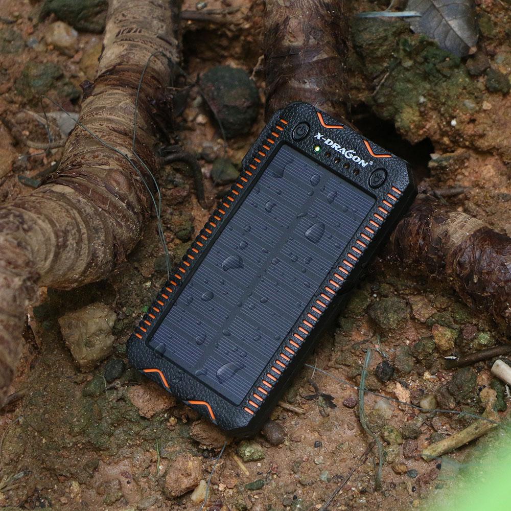 ALLPOWERS - Batería externa solar de 15000 mAh para encendedor de cigarrillos eléctrico 