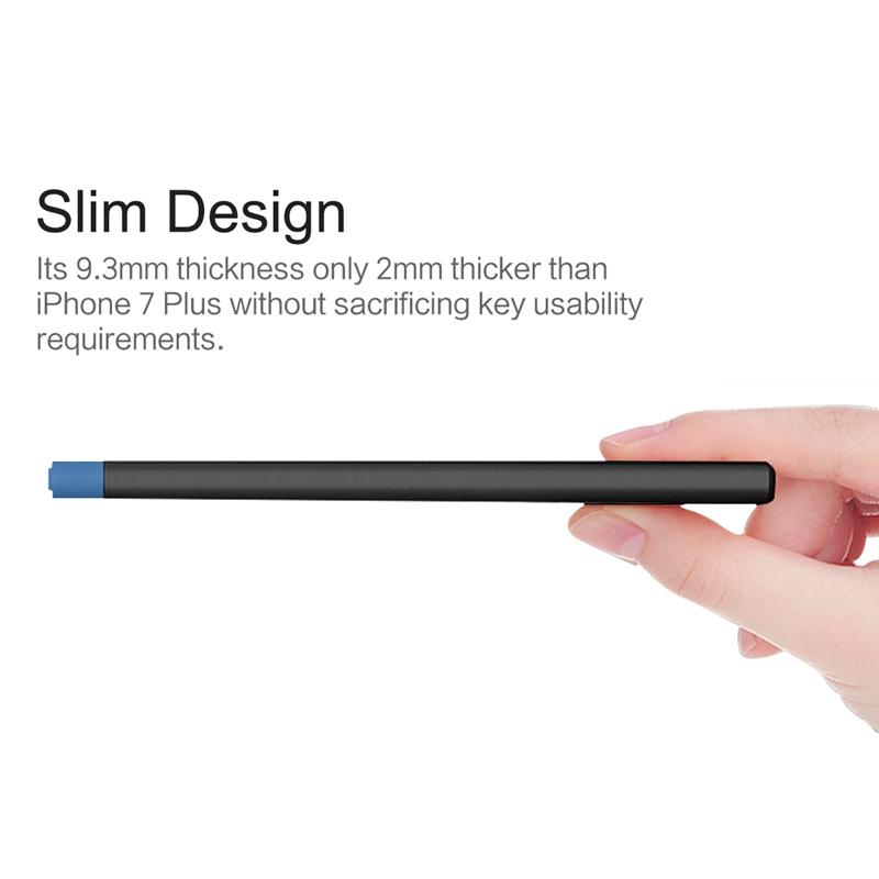 Slim 10000 MAh ROCK Portable Ultra-thin Polymer Metal Alloy Powerbank Battery