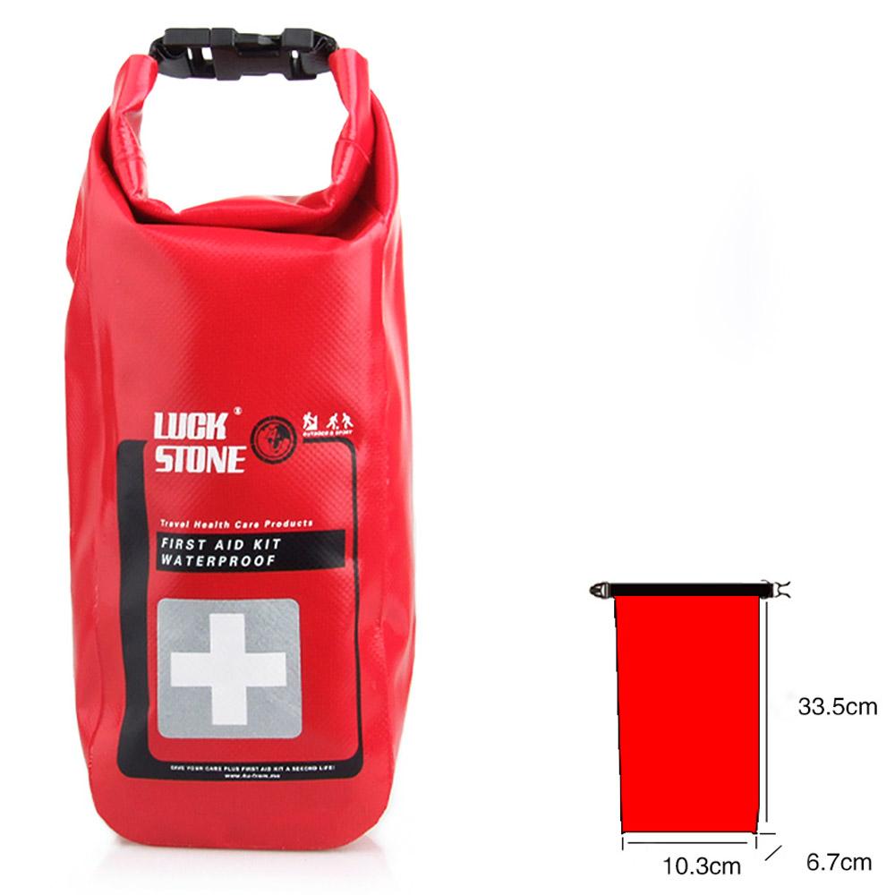 Botiquín de primeros auxilios de emergencia LIXADA de 2 l, impermeable, vacío, para viajes, rafting, acampada